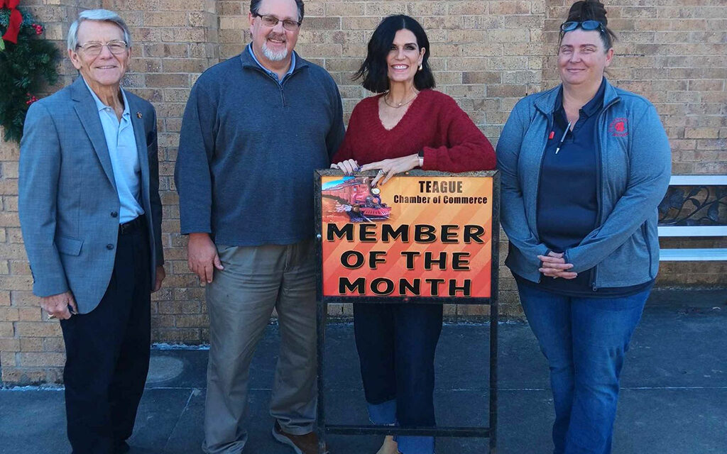 Teague Chamber Names December’s Business of the Month