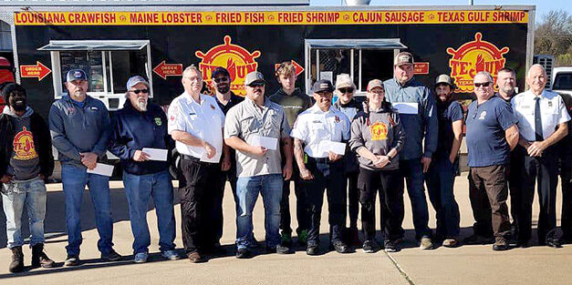 $10,000 Donated to County Fire Departments by Te’Jun, The Texas Cajun