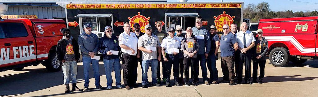 $10,000 Donated to County Fire Departments by Te’Jun, The Texas Cajun