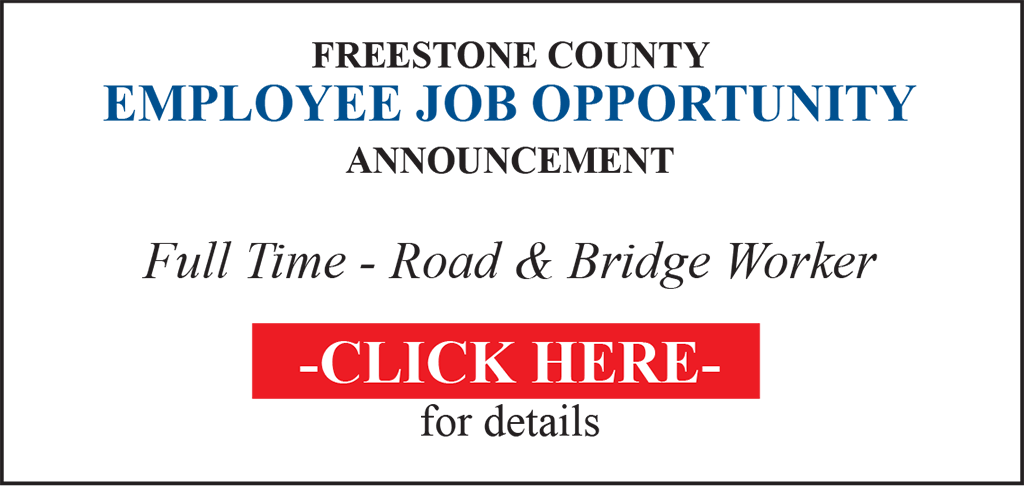 Help Wanted - Freestone County