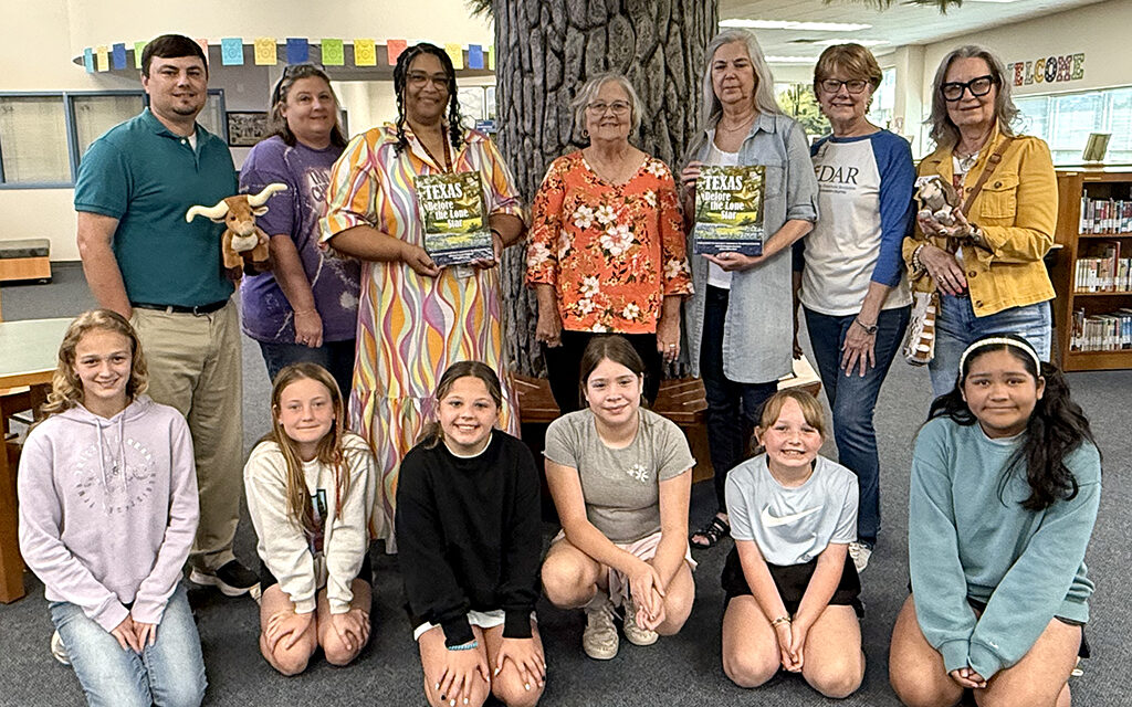 Texas History Books Donated to Teague Elementary and Fairfield Intermediate