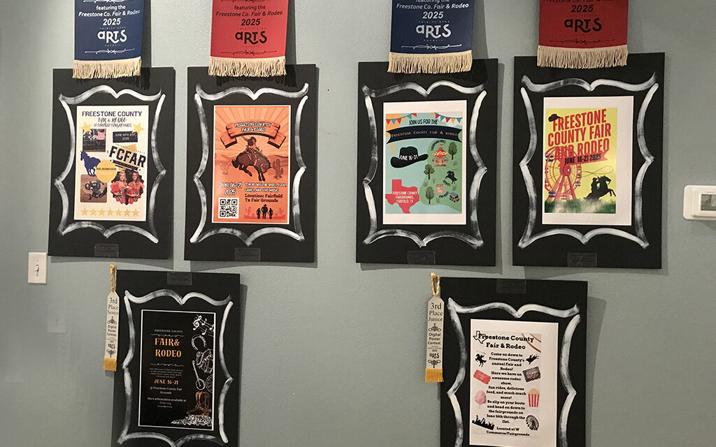 Poster Winners Announced:  Inaugural Student Contest Features Freestone County Fair
