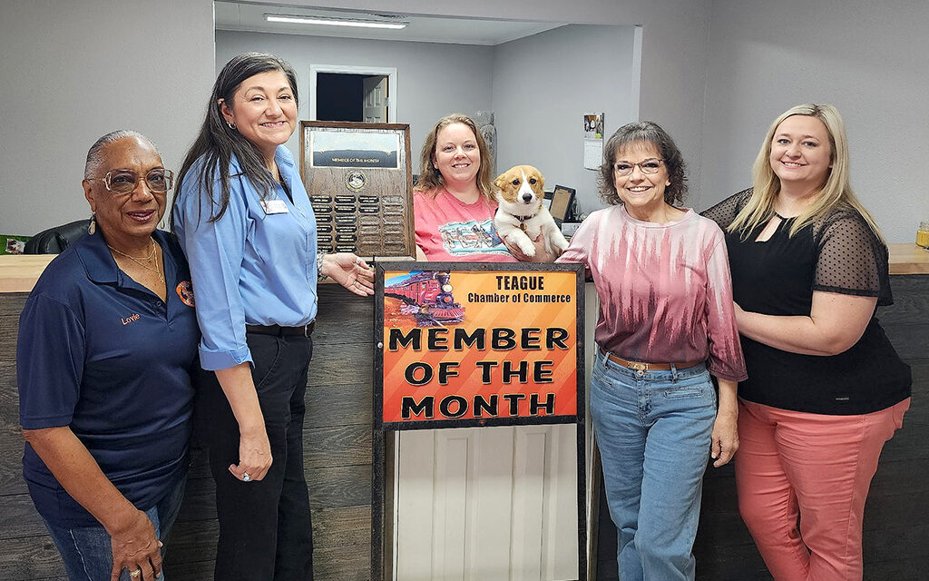 Teague Insurance Named Member of the Month by Teague Chamber