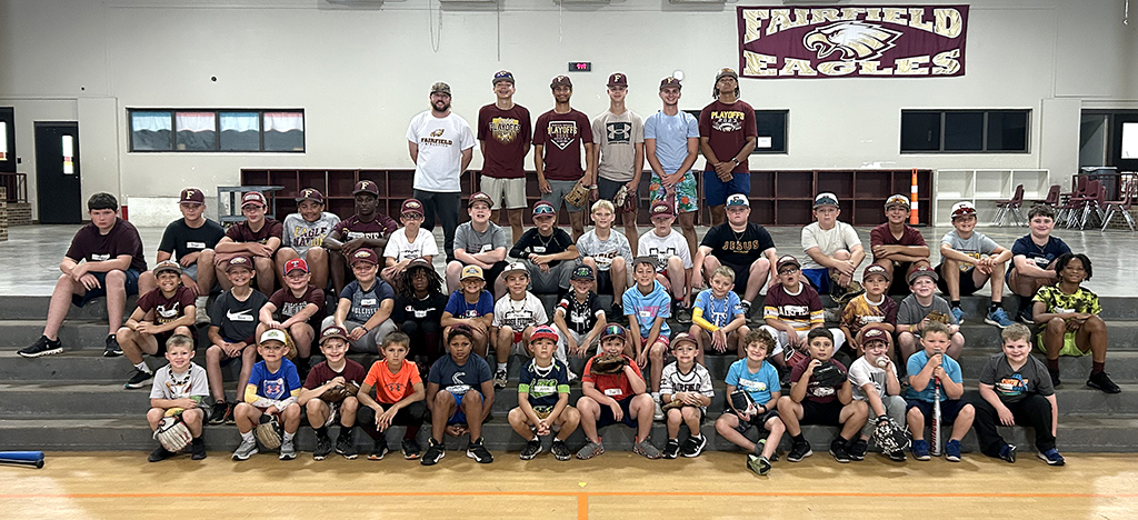 50 Campers Enjoy Eagle Baseball Camp