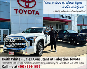 Keith White - Palestine Toyota
