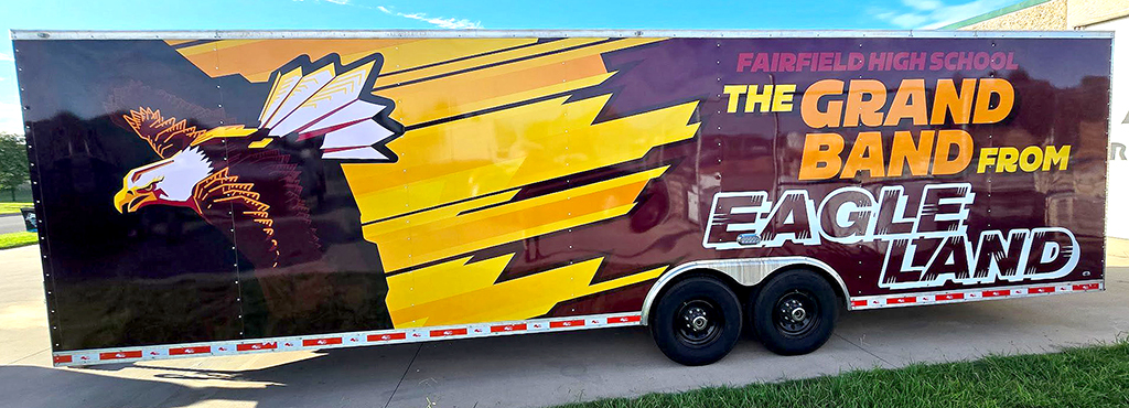 Student-Designed Art Featured on New Band Travel Trailer