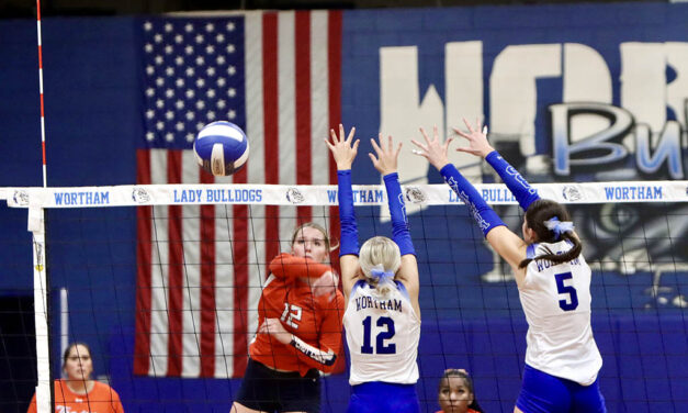 Wortham Lady Bulldogs Host Teague Lady Lions for Volleyball Battle