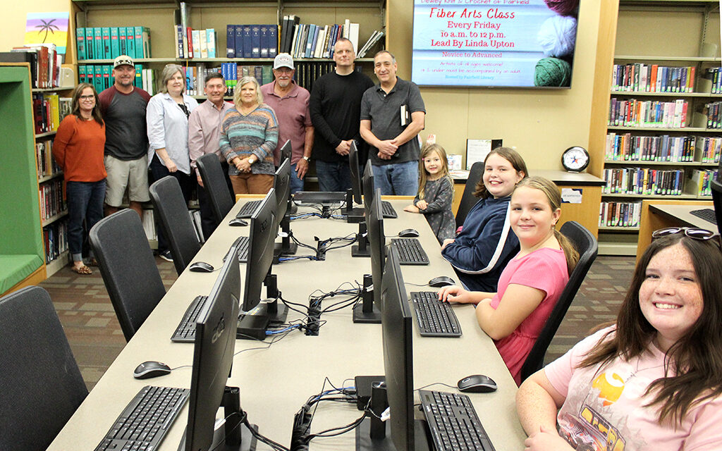 City Assists with Library Update