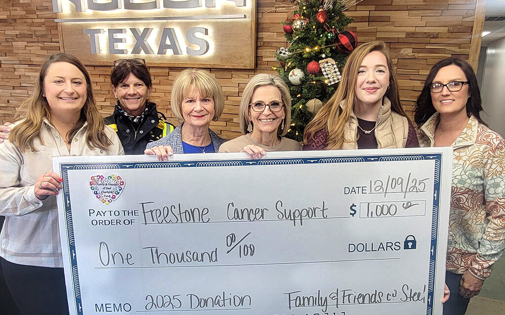 Folks at NUCOR Lend Support to Freestone Cancer Support Group