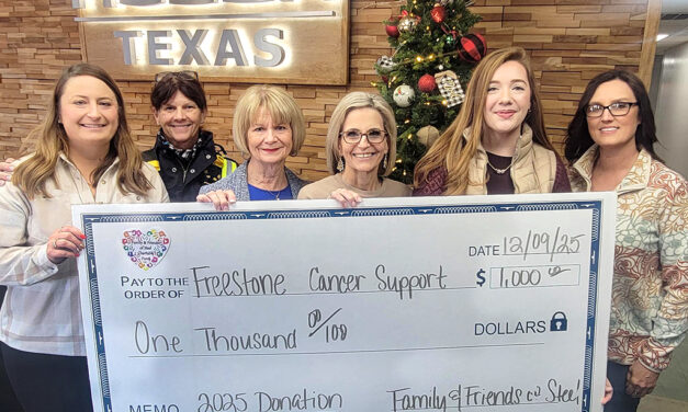 Folks at NUCOR Lend Support to Freestone Cancer Support Group