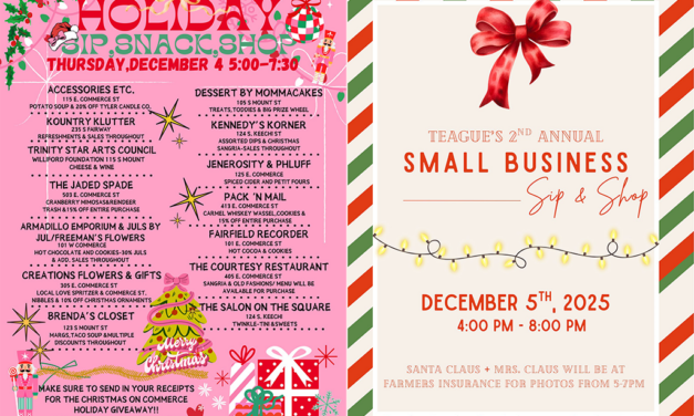 ‘Sip, Snack & Shop’ Local This Week