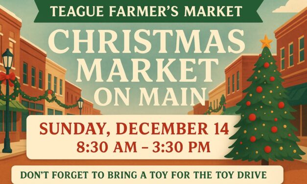 Unique Gifts at Teague Farmers Market this Sunday