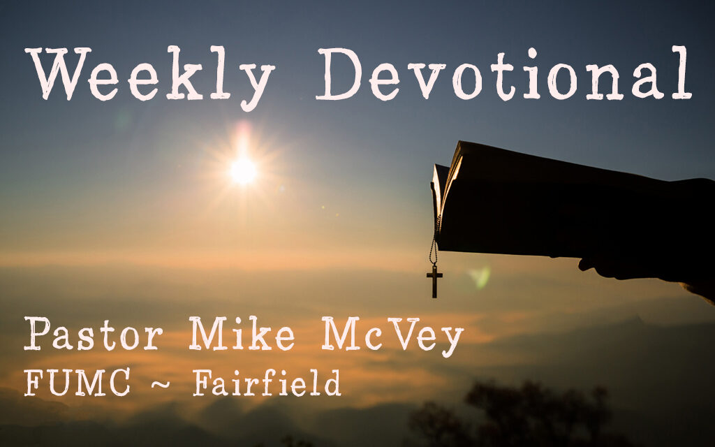 Weekly Devotional: Remembering My Baptism