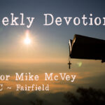 Weekly Devotional: Remembering My Baptism