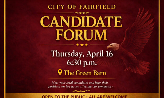 Join Us For City of Fairfield Candidate Forum