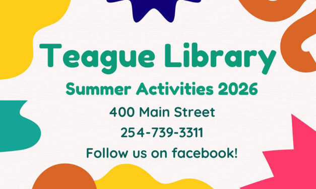 Summer Reading at Teague Library