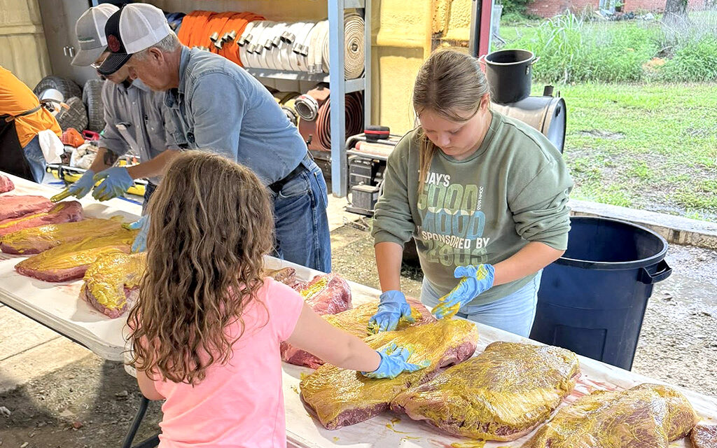 Wortham Volunteer Fire Department BBQ Fundraiser a Hit