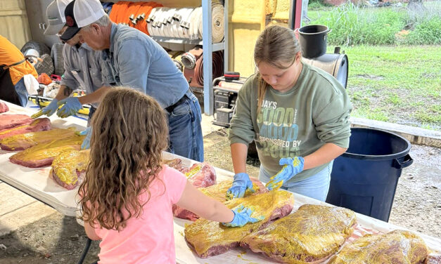 Wortham Volunteer Fire Department BBQ Fundraiser a Hit