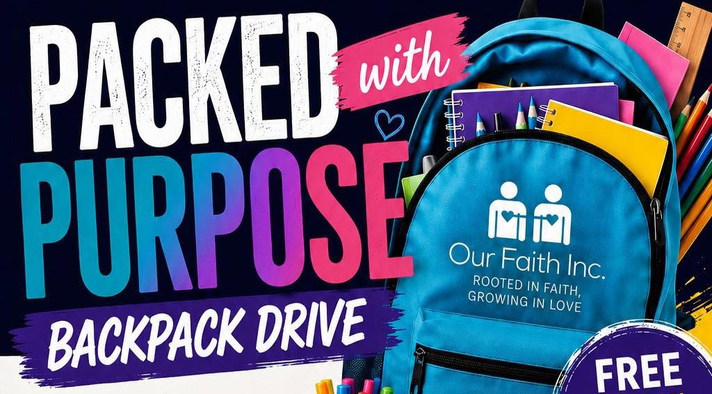 Volunteers Need for Packed with Purpose Event