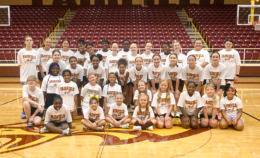 Basketball Skills and Fun at Fairfield Lady Eagle Basketball Camp
